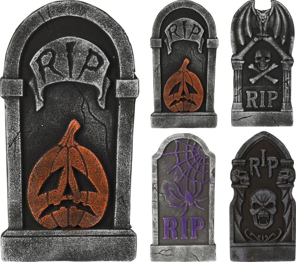 Pěnový náhrobní kámen 40X20X2 cm Vánoce Halloween - Nampook Obrázek produktu 