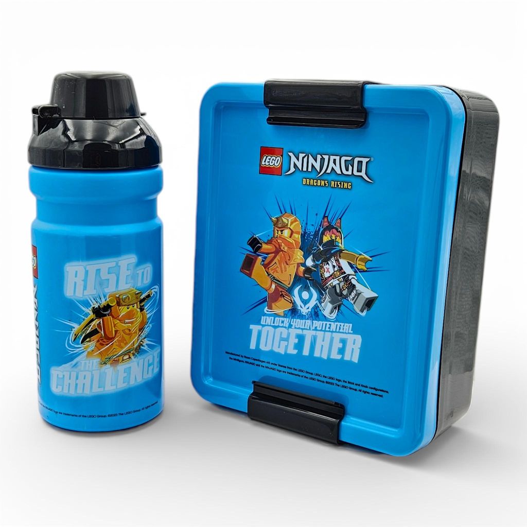 LEGO Lunch-Box Set Ninjago Classic (blau/schwarz, 2-teilig, Produktbild 