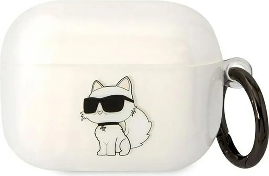 Offerta Cover AirPods Pro Karl Lagerfeld Trasparente Choupette