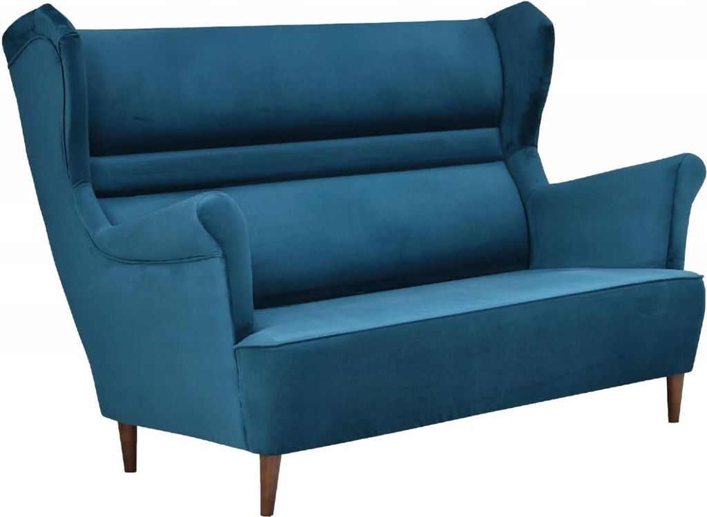Family Meble Sofa Zoja 2-Sitzer Sofa Couch Zierpolsterung Freistehendes Lounge Sofa Bequem zum Entspannen Für Wohnzimmer Wartezimmer Büro (ROYAL ...
