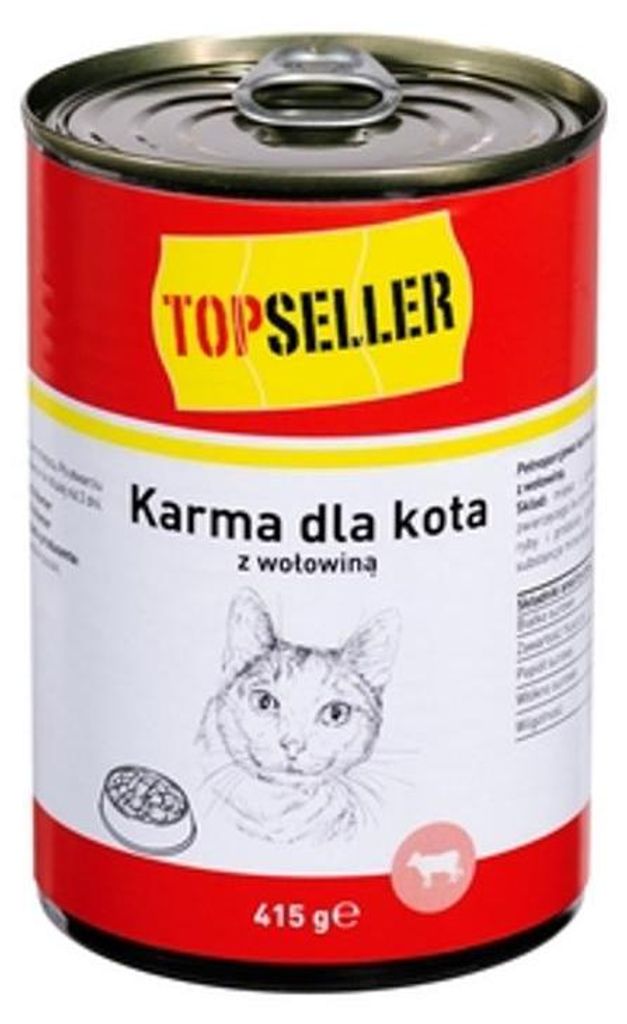 Katzenfutter mit Rindfleisch 415 g