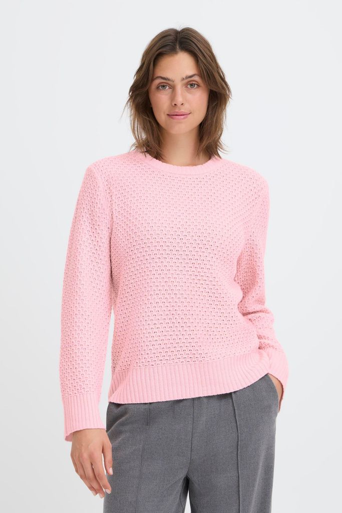 OXMO OXBMMNELLY JUMPER Damen Strickpullover Grobstrick Pullover regular fit