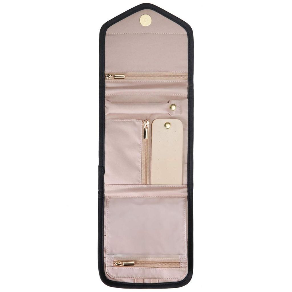 STILVORA Schmucketui Multifunktionaler, Faltbare Schmucktasche für Halsketten, Ohrringe & Accessoires, Reise- & Aufbewahrungsbox für Zuhause, Sch...