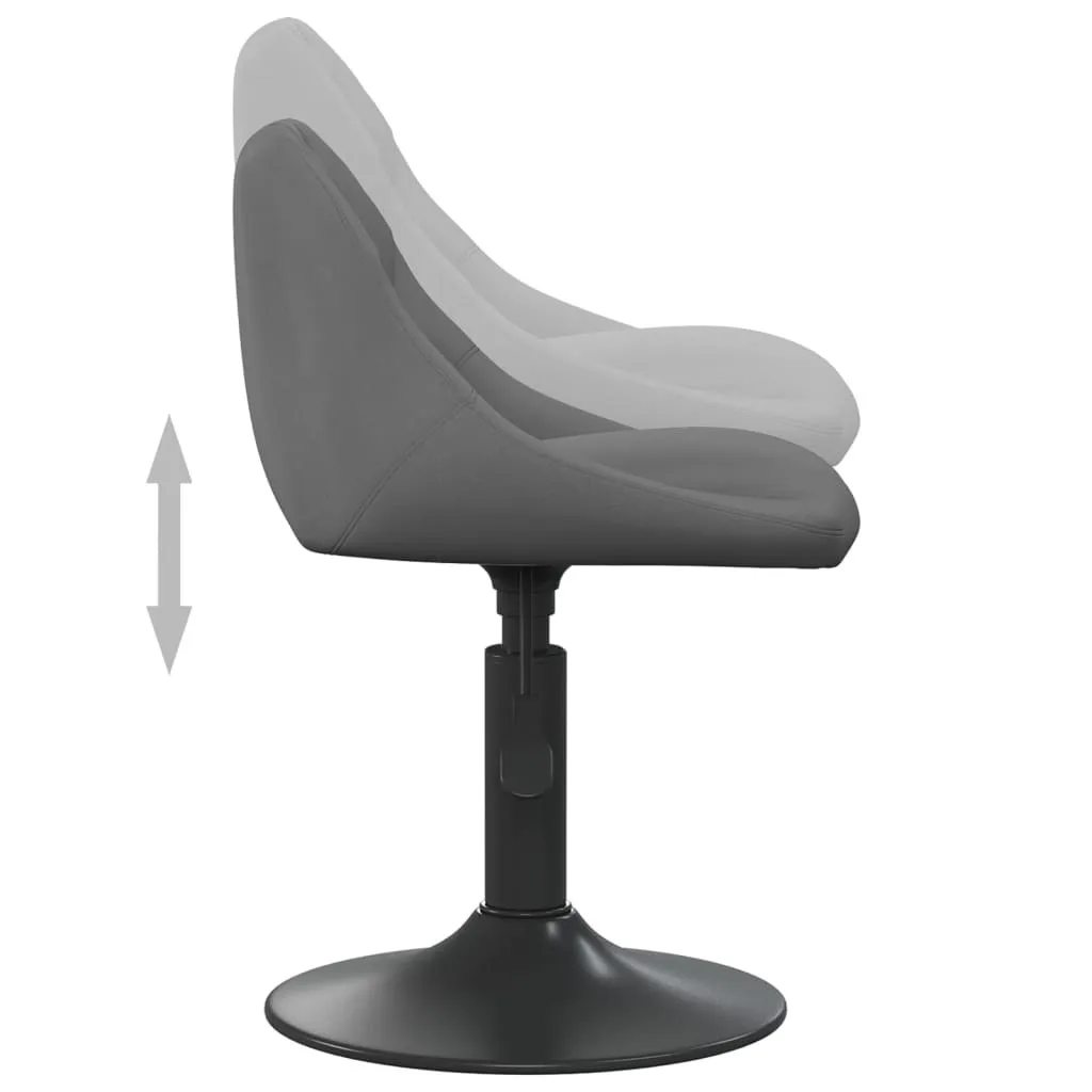 Set Sgabelli Bar Velluto Grigio Scuro: Per Aperitivi Indimenticabili - 6