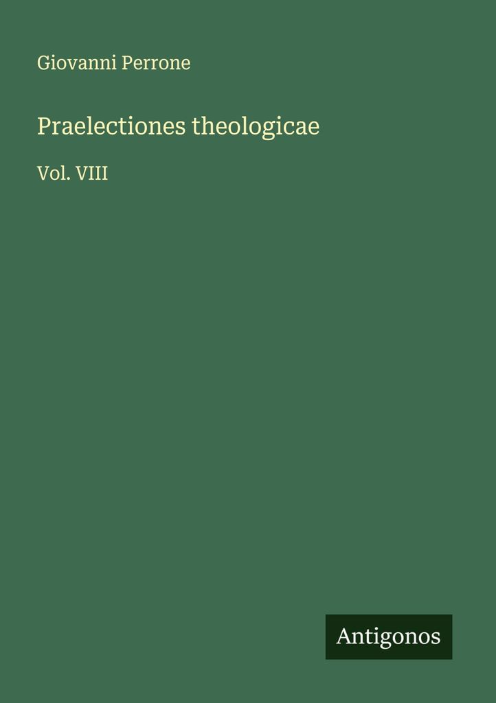 Praelectiones theologicae