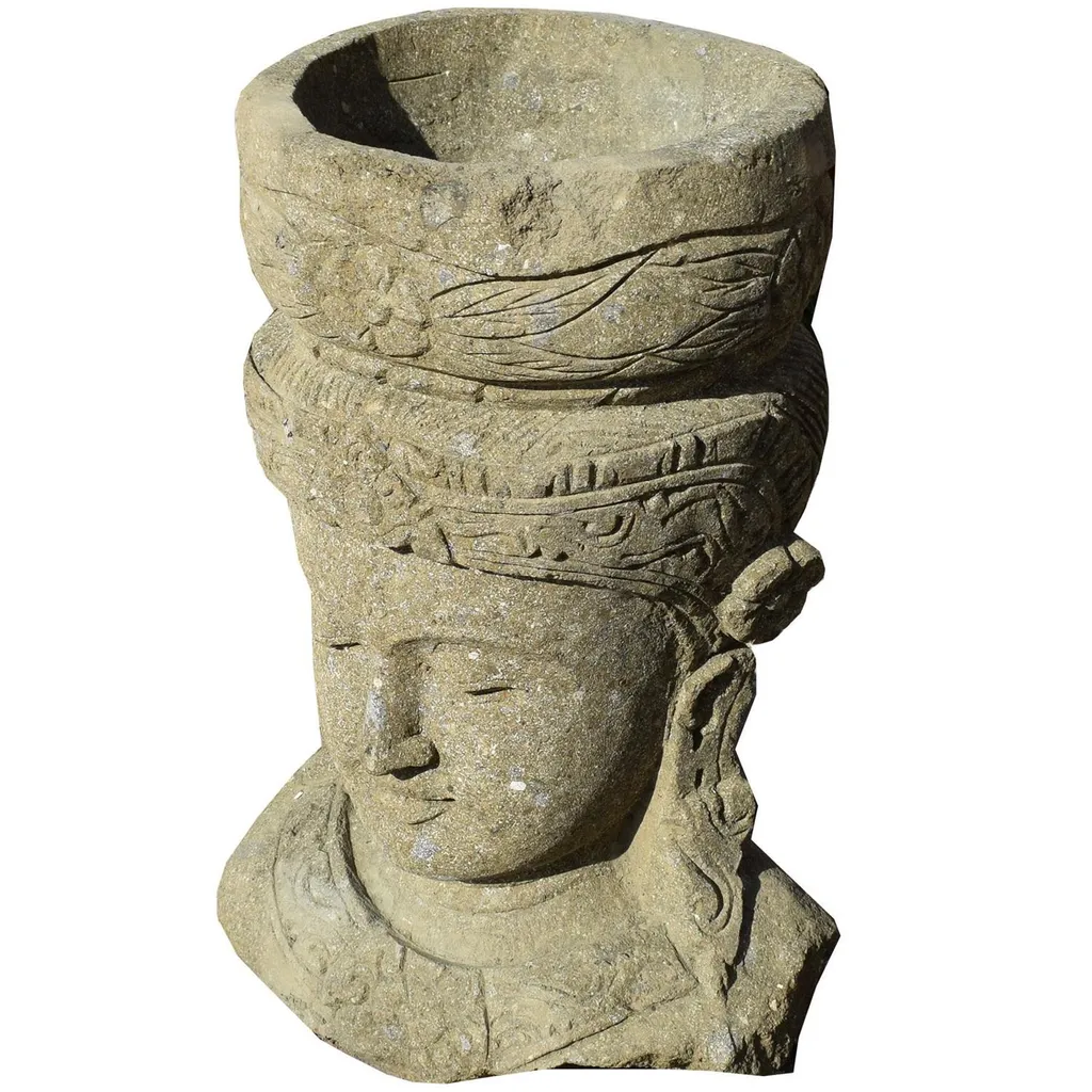 Buste de Bouddha Purnia 60cm - Objet Déco pour Salon ou Espace Zen - 6