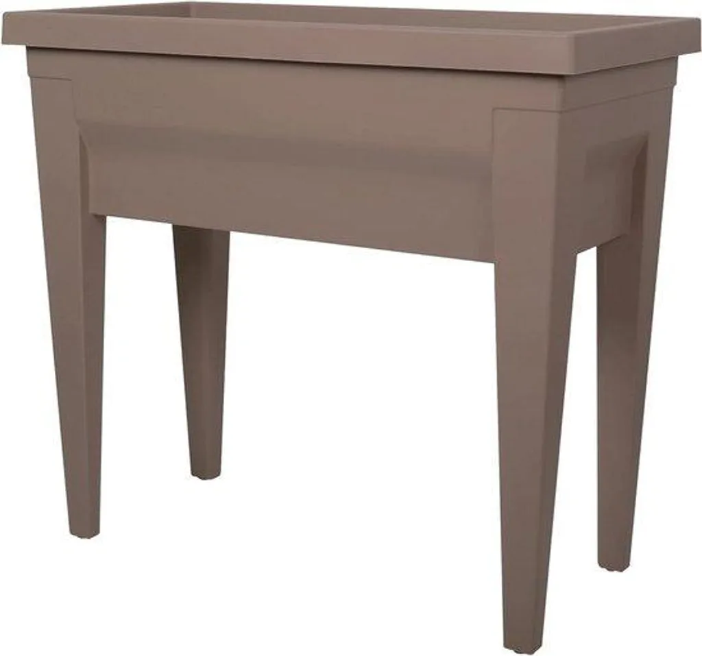 Jardinière de balcon VEG & Table City 57 l taupe pour cultiver vos légumes