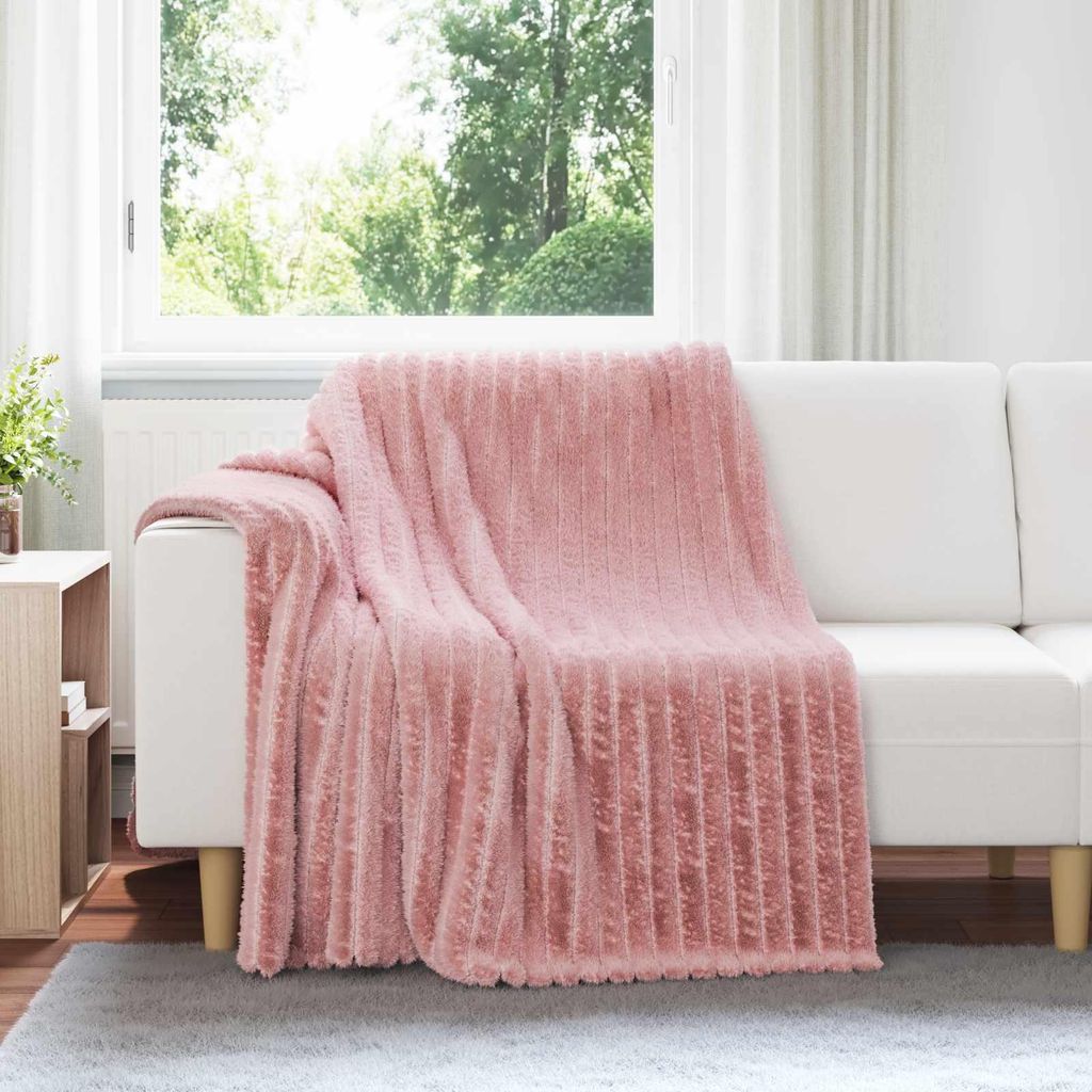 "2026 Moderne" Überwurfdecke Rosa 200 x 150 cm Fleece - Decken CJG598872