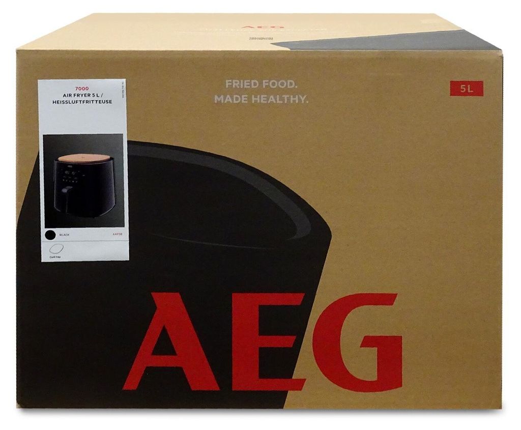 AEG AAF5B, Heißluftfritteuse, 5 l, 1,4 kg, 60 °C, 200 °C, Produktbild 