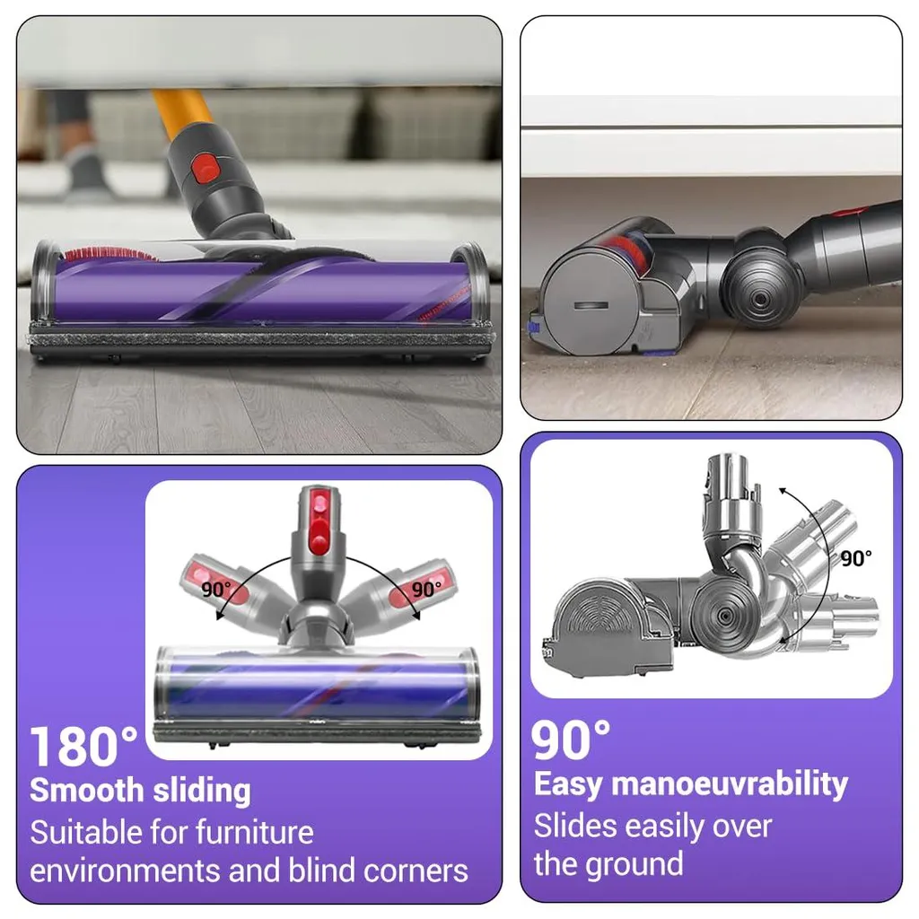Tête de brosse motorisée compatible Dyson V11 V10 V8 V7 accessoire sol