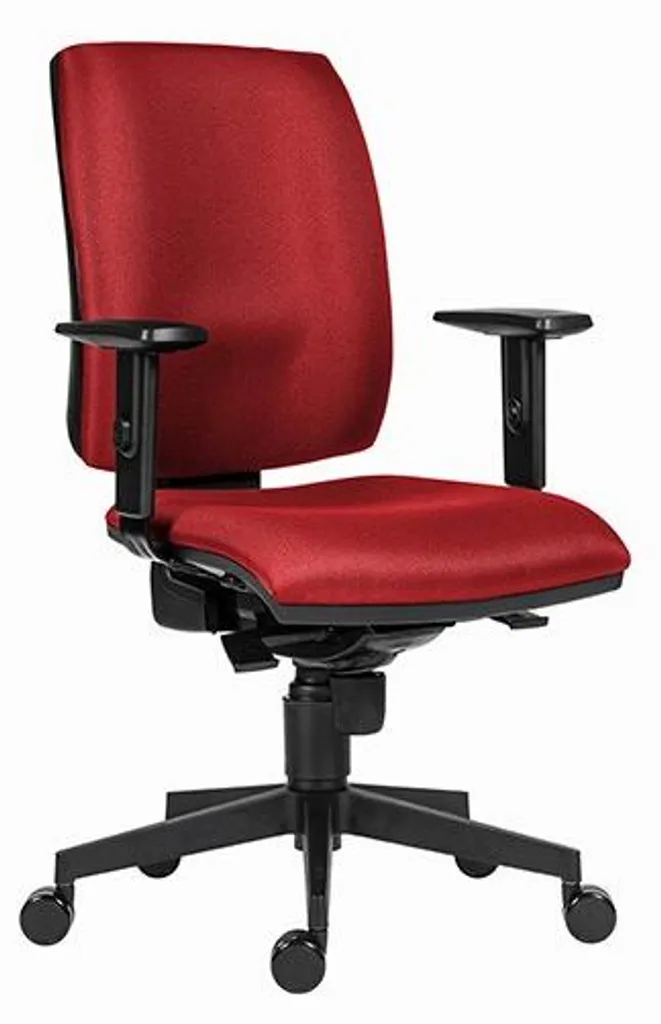 Siège de Bureau Ergonomique Hana Rouge : Assise Confortable Powerton