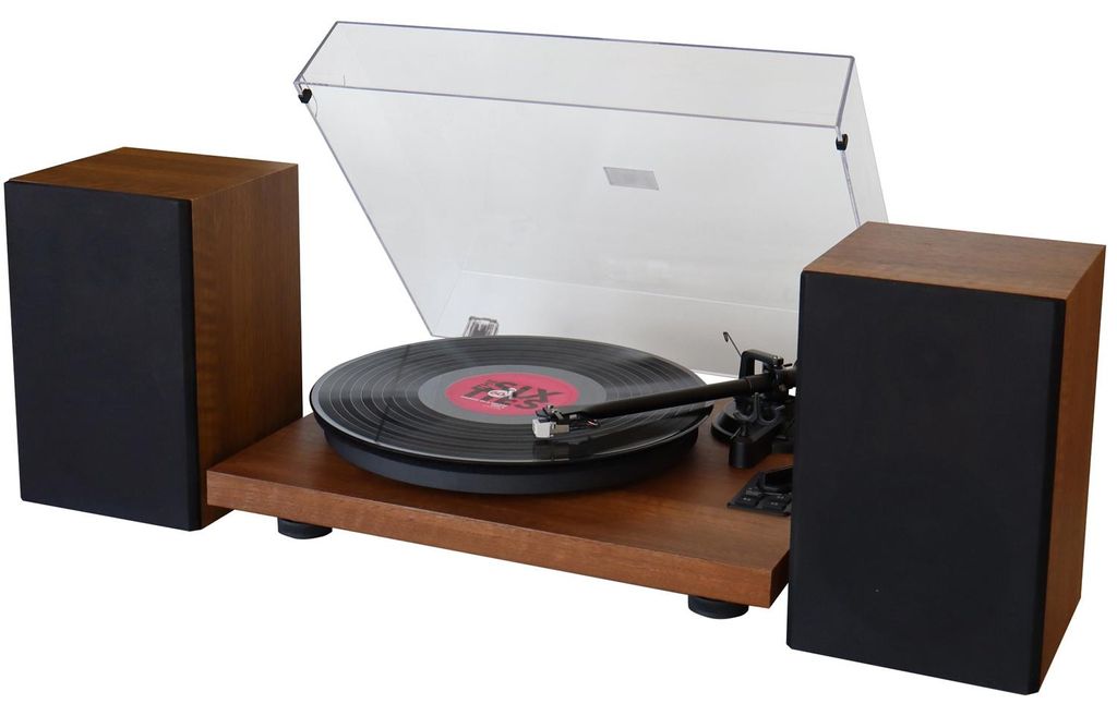 Soundmaster PL711BR, Manuell, Schwarz, Braun, Metall, 33,45 Produktbild 