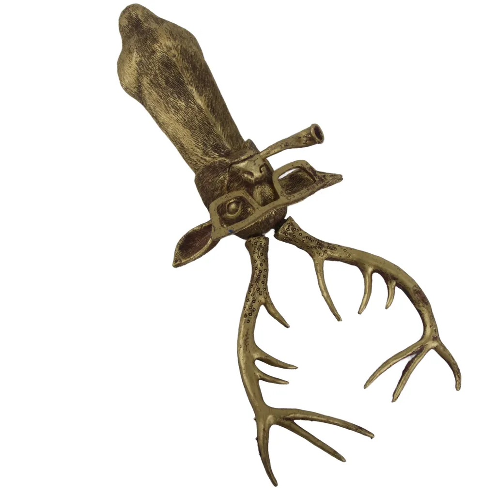 Ornement Animalier en Résine Bronzée Résistant aux UV et Intempéries 25cm