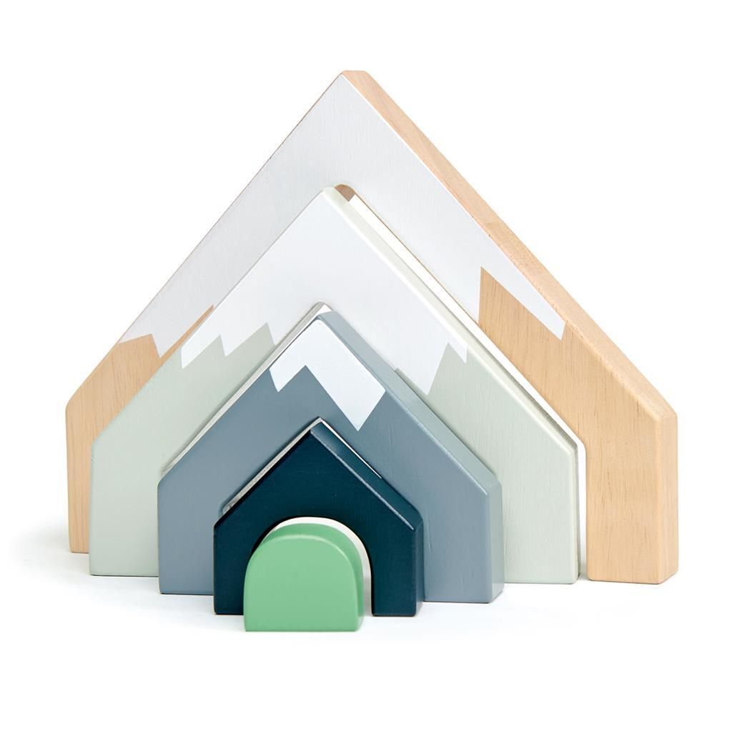 Tender Leaf Toys, Torre di blocchi a forma di passo di Immagine del prodotto 