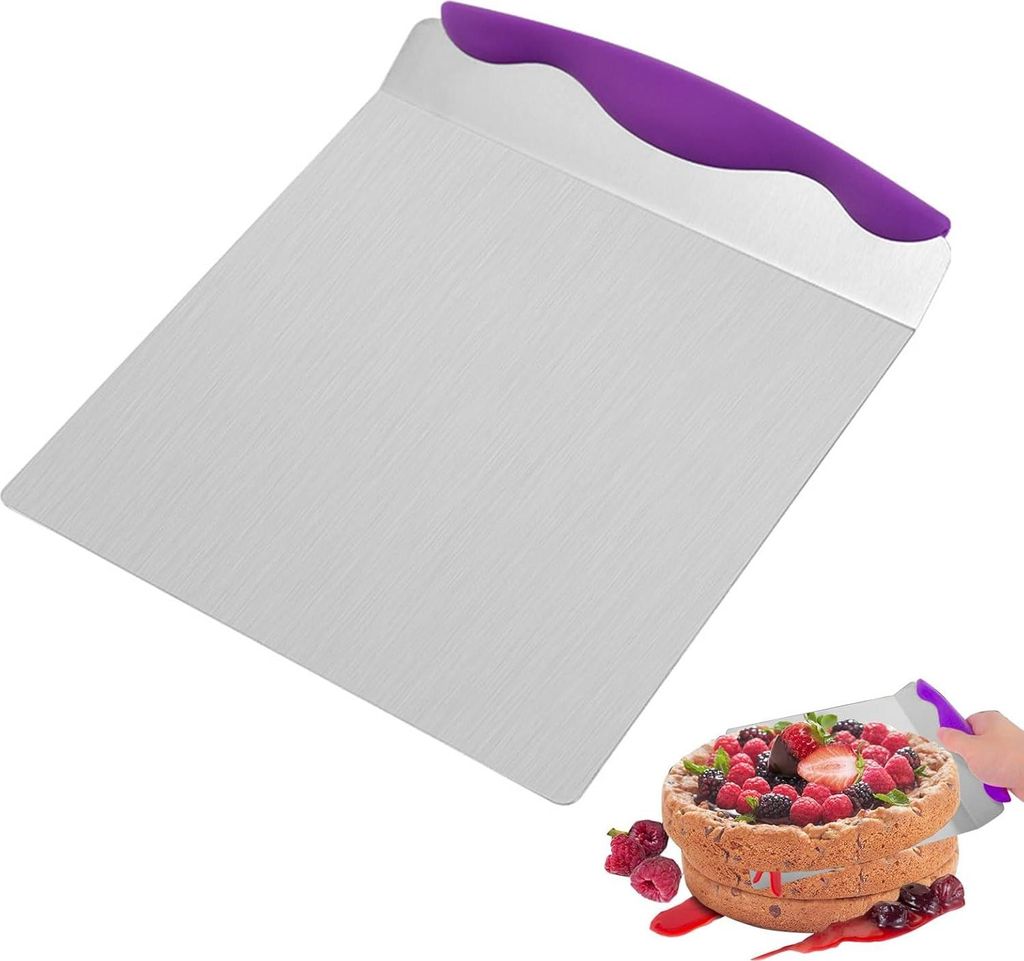 Kuchen Pizza Transfer Tray - Kuchenheber Schaufel - Pizzaschaufel - Geeignet zum Backen - 24cm x 20.3cm