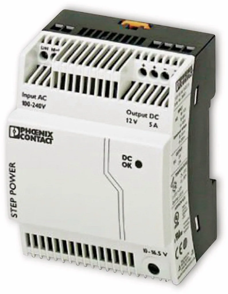 Alimentatore Phoenix Contact 2868583 STEP-PS 12V 5A per Automazione - 1
