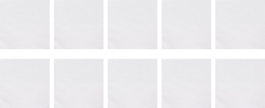 10pcs 14 Count Stickerei Stoff 12x12in DIY weiße weiche Kreuzstich Baumwolle für Nadelarbeit