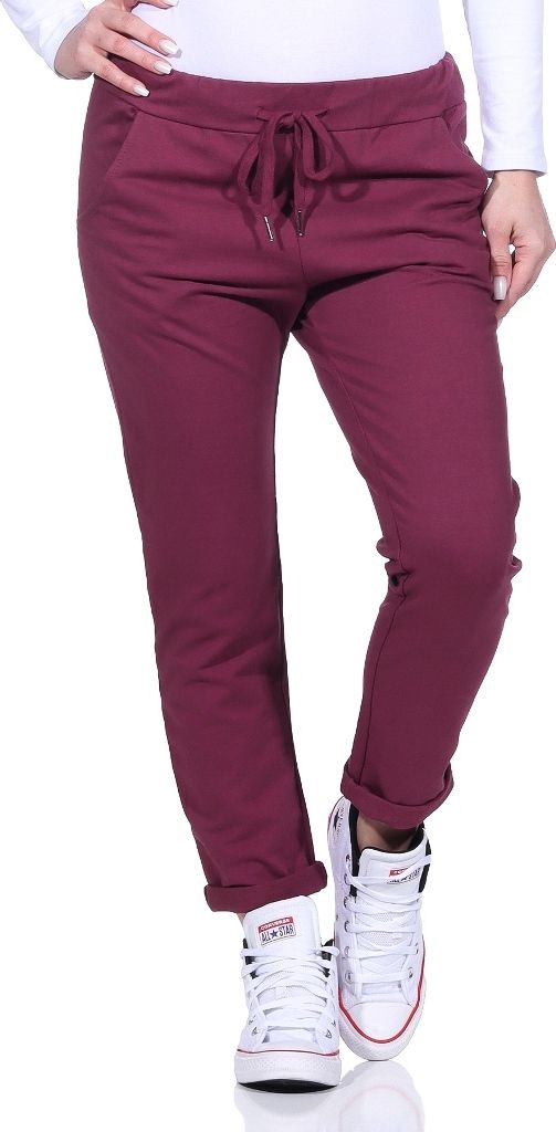 354 Mississhop Jogginghose Damen Baumwolle | Sporthose Lang Slim Fit | Sweatpants Women Baggy High Waist | Laufhosen mit Seitentaschen | Freizeitho...