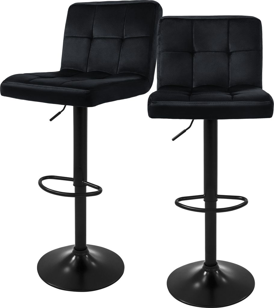 ML-Design 2er Set Barhocker Tresenhocker 360° drehbar, Produktbild 