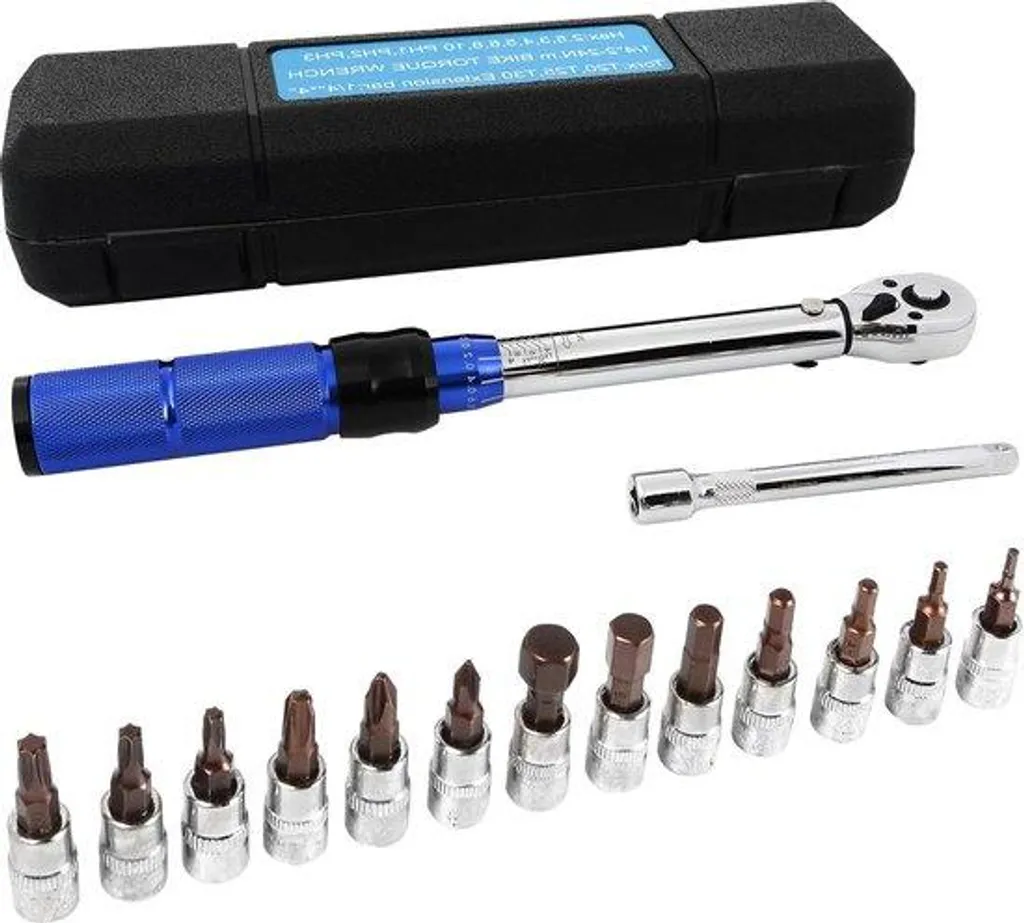 Clé dynamométrique 1/4 pouce pour éviter la casse des vis Torx
