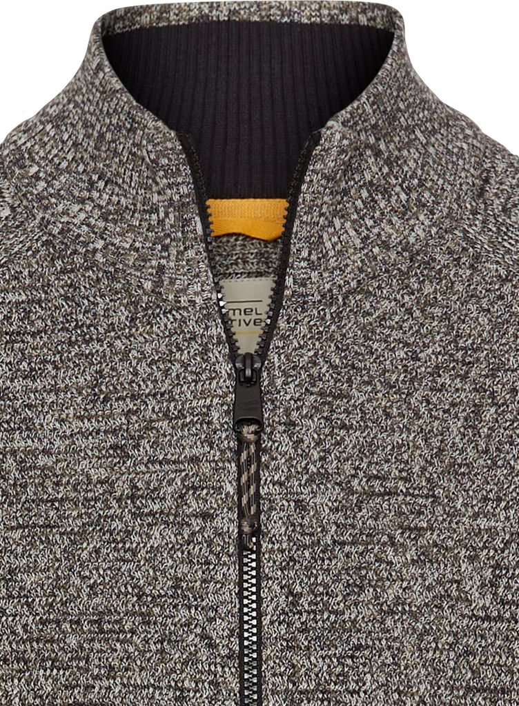 Camel Active 409501-5K01 - Herren Strickjacke, Größe:XXXL, Farbe:dusty khaki