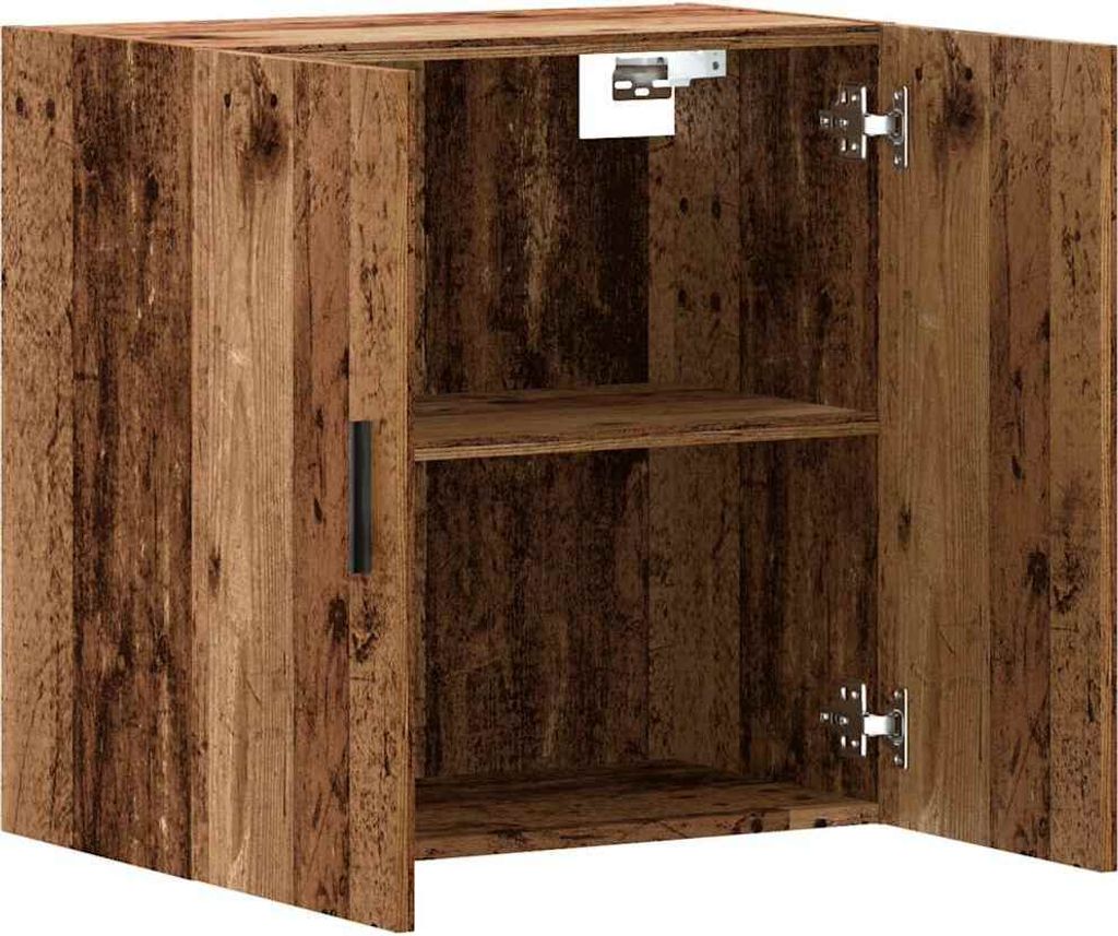 vidaXL Wandschrank Altholz-Optik 60x31x60 cm Holzwerkstoff