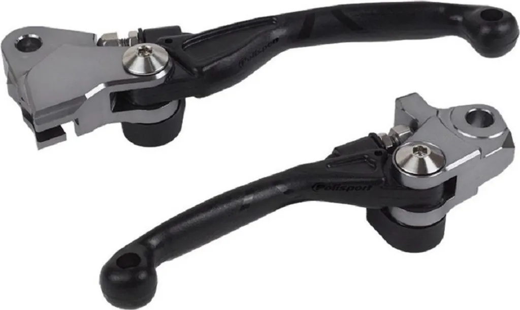 Leviers Polisport Pivot Noir Incassables pour Gamme Husqvarna Moto