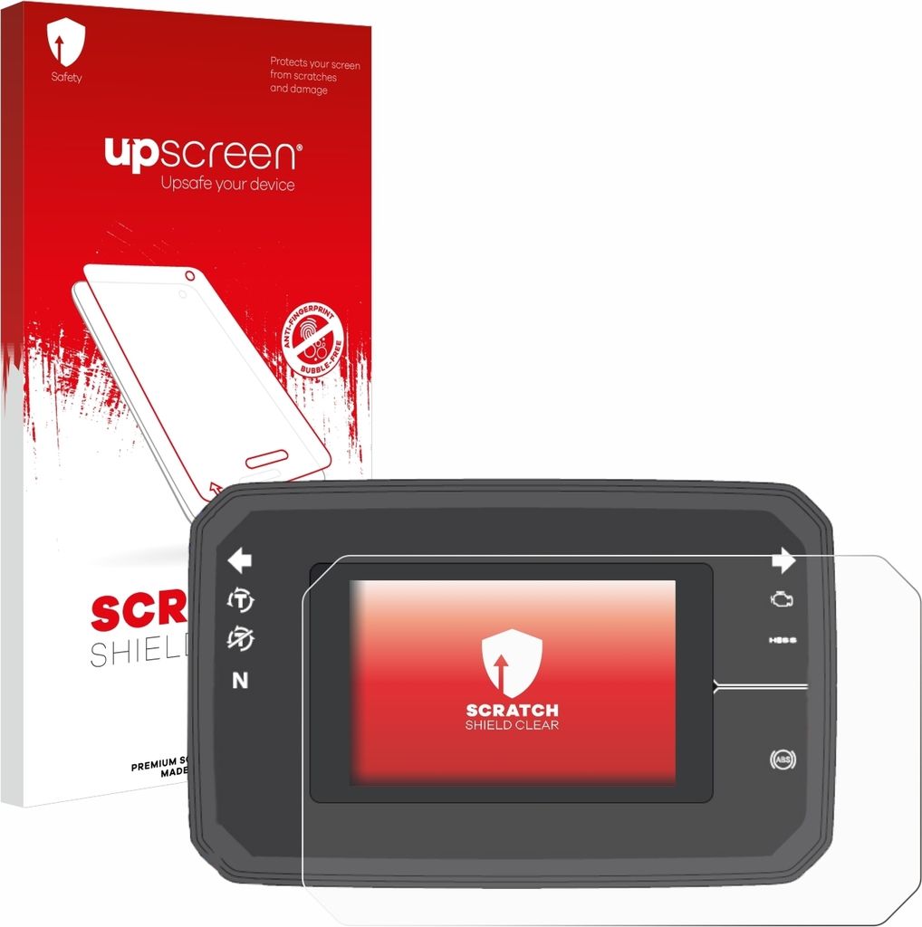 upscreen Schutzfolie für Honda CB650R TFT Display Displayschutz Displayschutzfolie Folie Klar Transparent