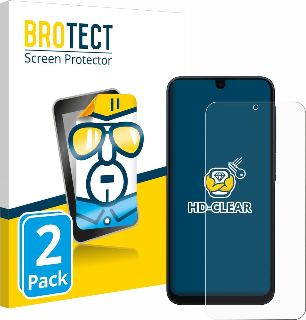 2x Für Samsung Galaxy A16 5G / A17 5G / F17 / F17 5G Schutzfolie BROTECT Displayschutz Display Schutz Folie Klar Transparent