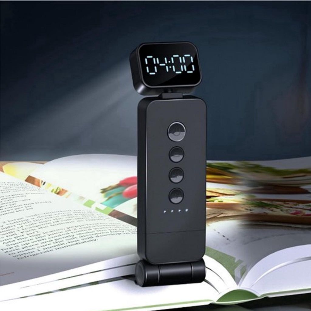 LED Leselampe mit Clip – Wiederaufladbare Buchlampe, Dimmbar, 3 Lichtfarben