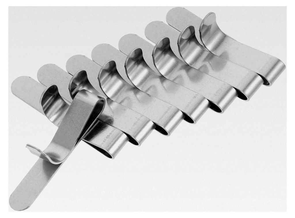 Edelstahl-Befestigungsklammern für Tortenringe, 8 Stück, verstellbare Kuchenring-Clips, ausziehbare Fixierclips für Mousse- und Dessertringe, pr...