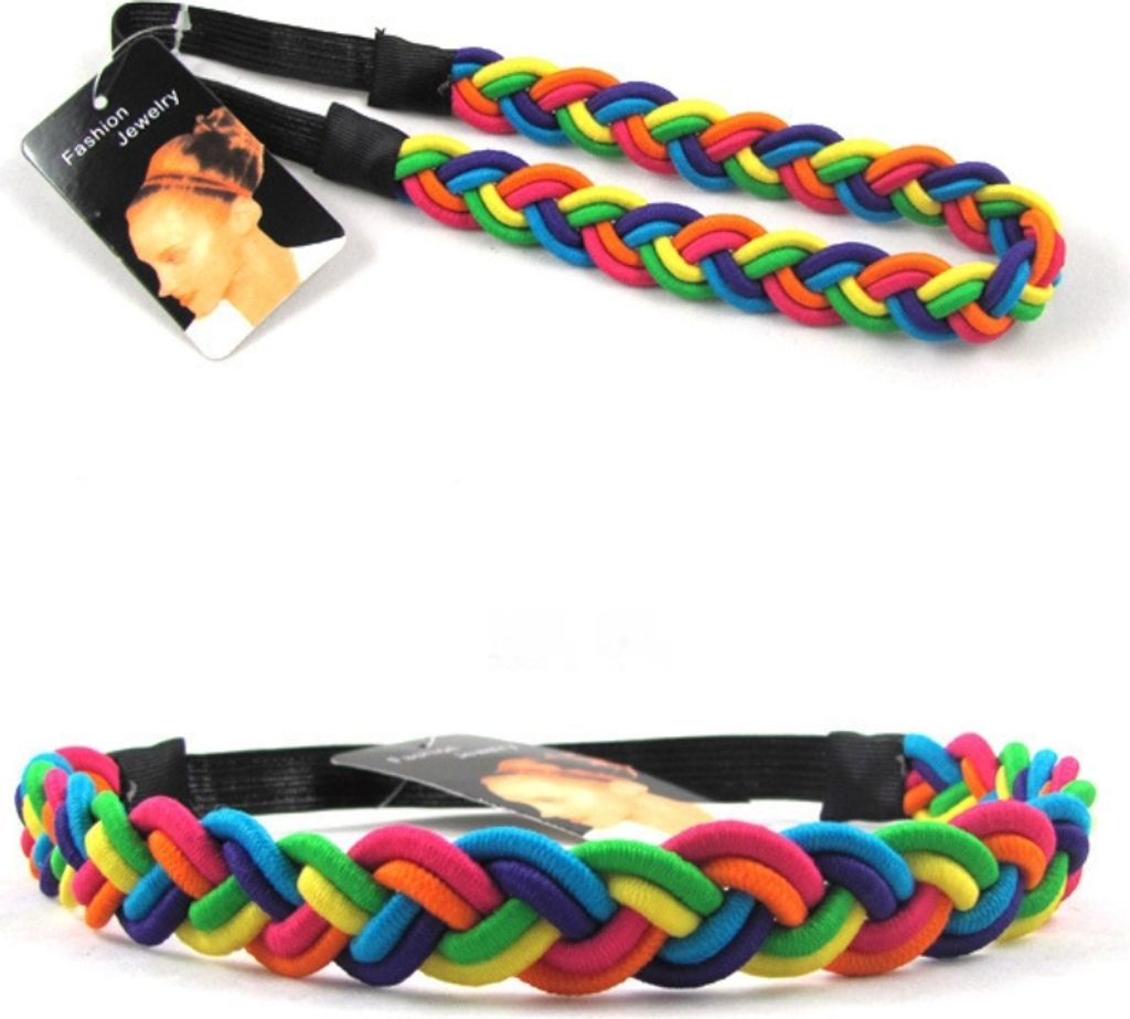 Haarband mit Regenbogen Farben