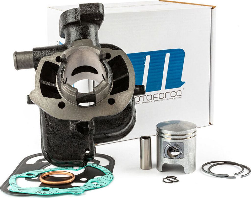 motoforce black series gusszylinder-kit 50cc sp12 für peugeot lc, homologiert.