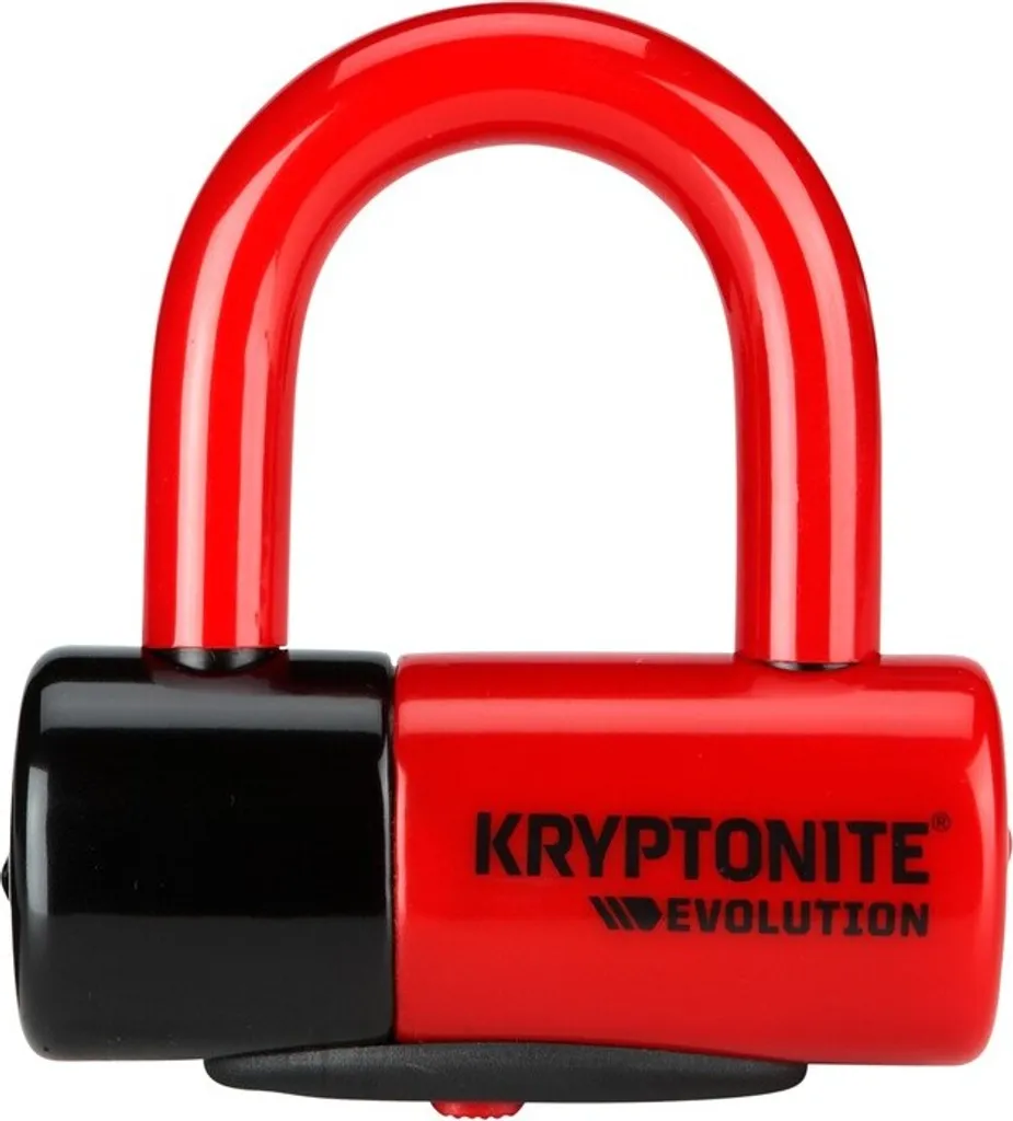 Antivol U Kryptonite Evolution Disc Lock rouge pour vélo et moto - 2