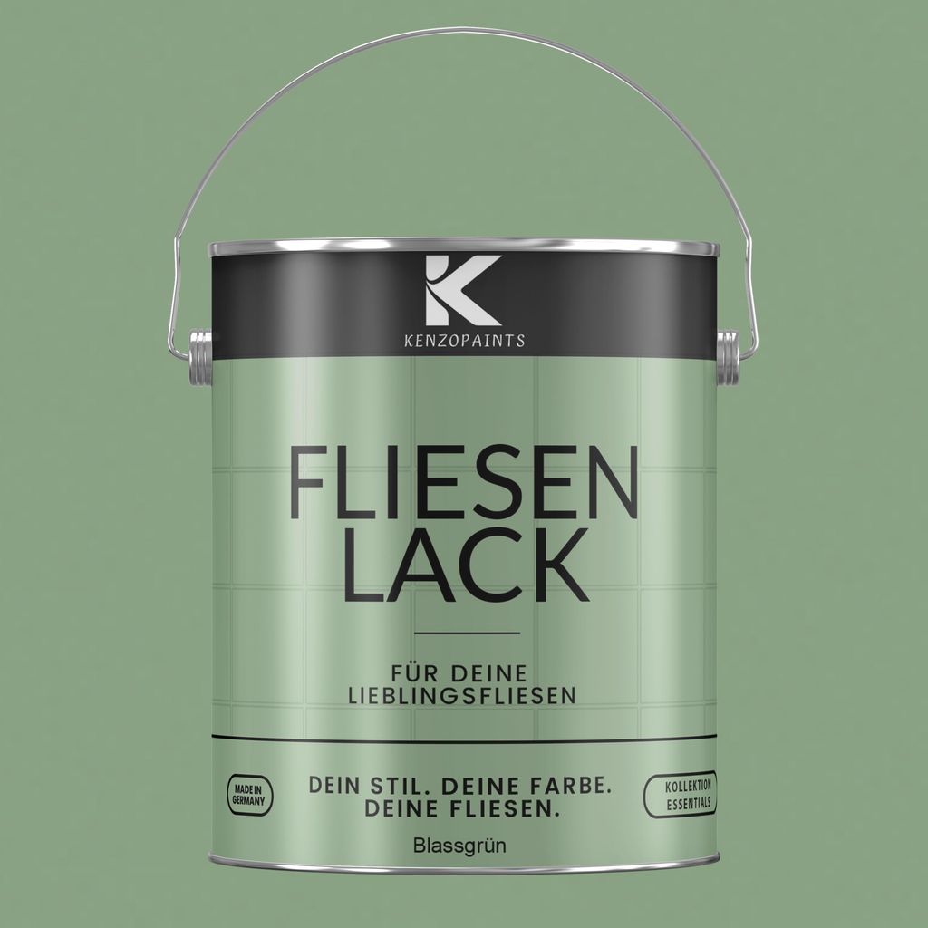Kenzopaints 2,5Liter Fliesenlack Fliesenfarbe - Blassgrün Produktbild 