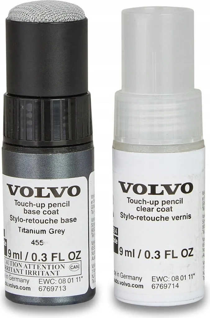 Peinture de Retouche Volvo 455 Gris Titane - Kit Stylo avec Applicateur