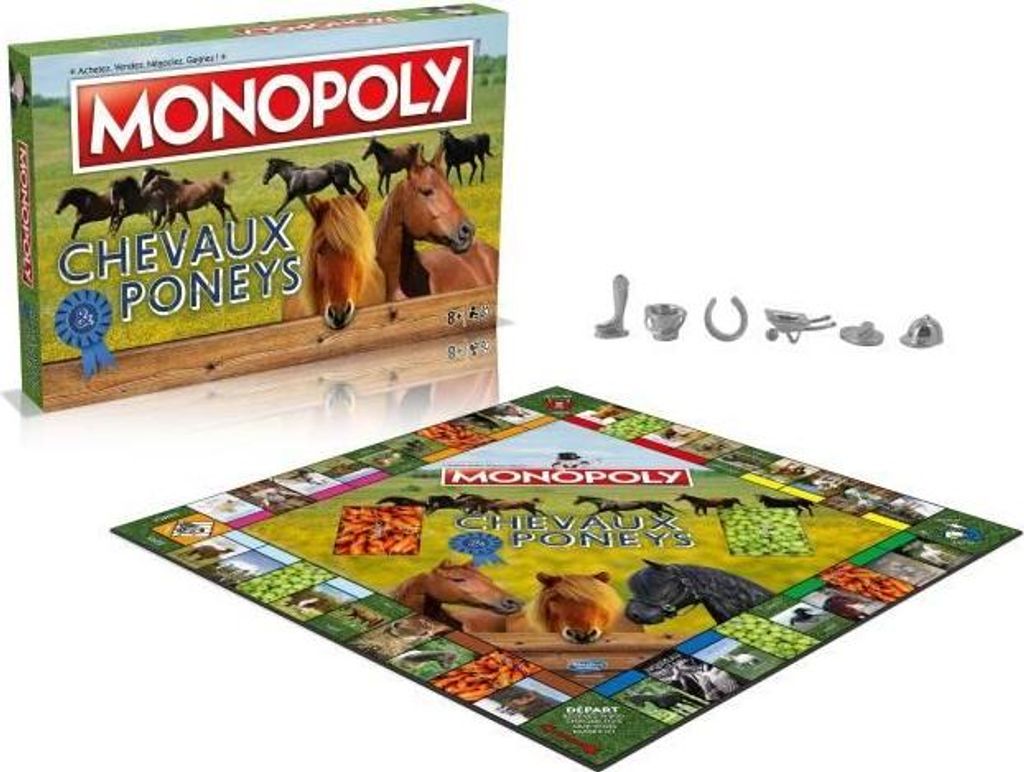 Monopoly Cavalli e Pony Gioco da tavolo di Winning Moves, Immagine del prodotto 