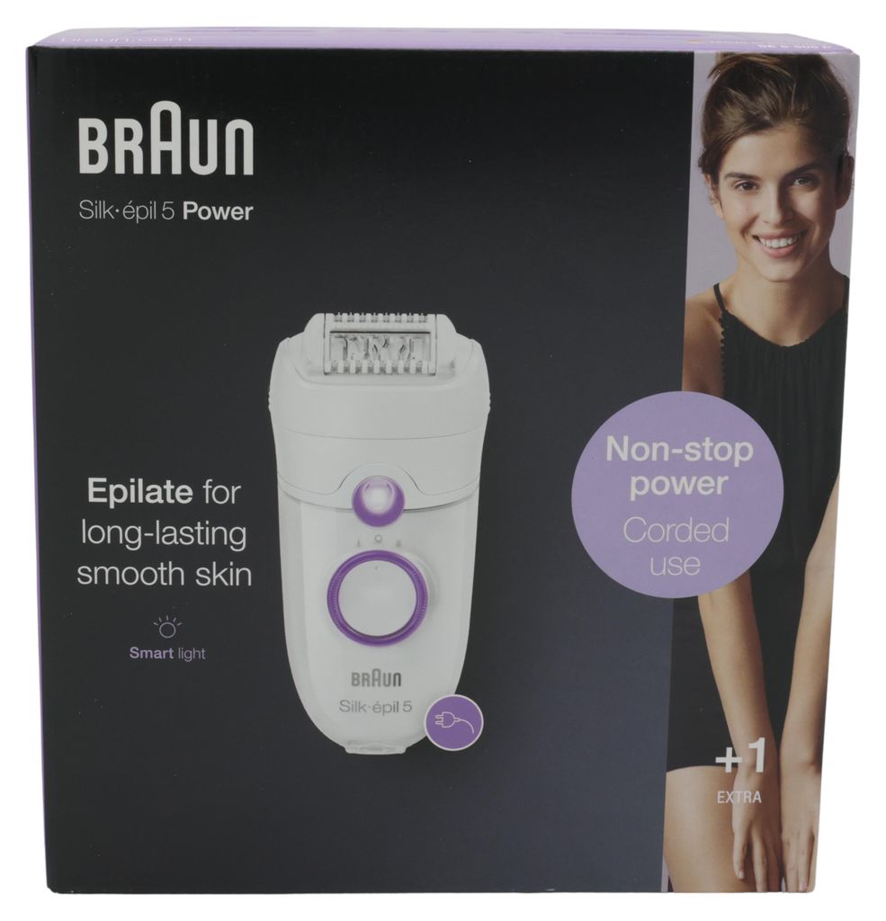 Pinzeta Braun Silk-épil 5 505 Power 28 Fialová, biela Obrázok produktu 
