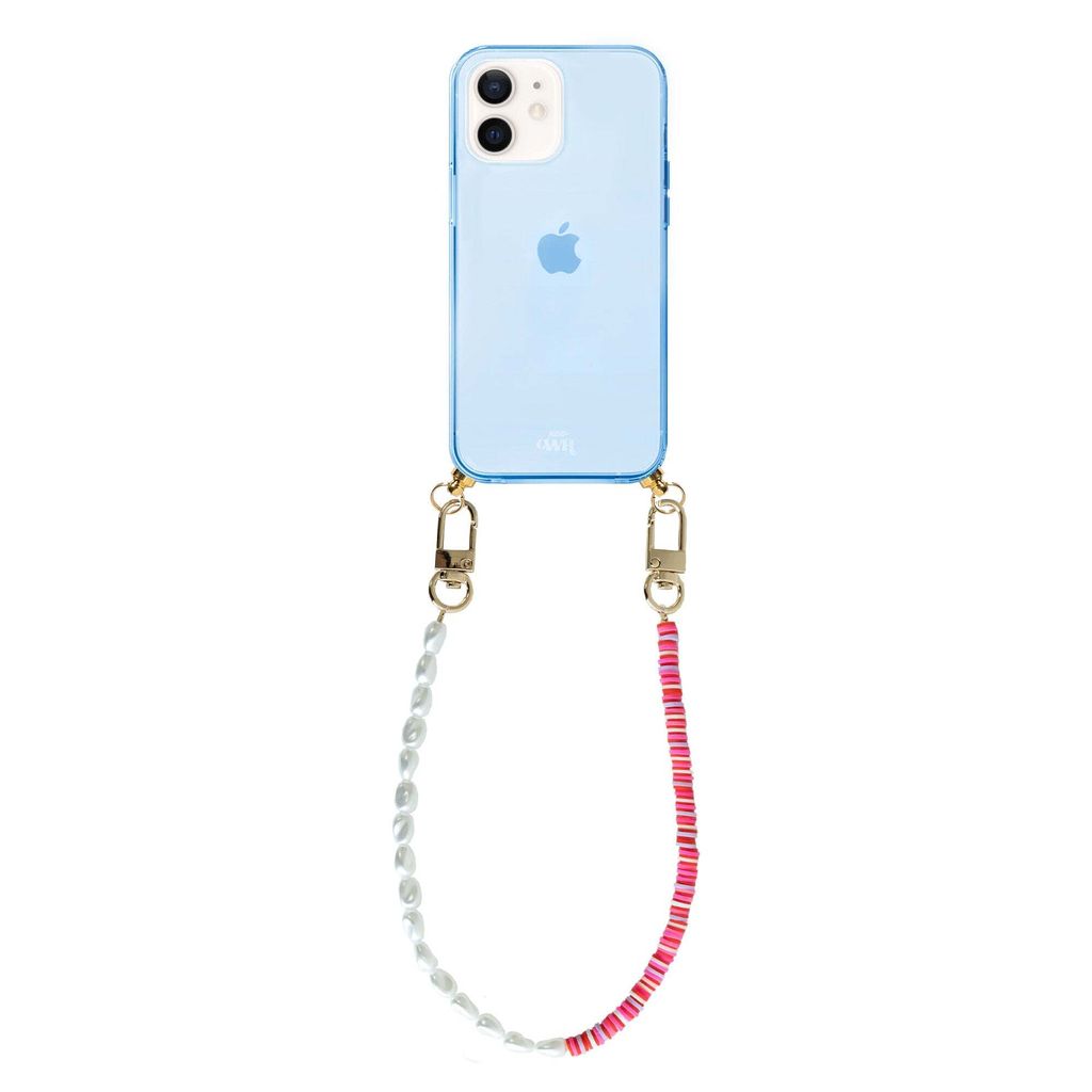Island Girl Cord Hülle Blue - Short Cord - Kompatibel mit iPhone 12