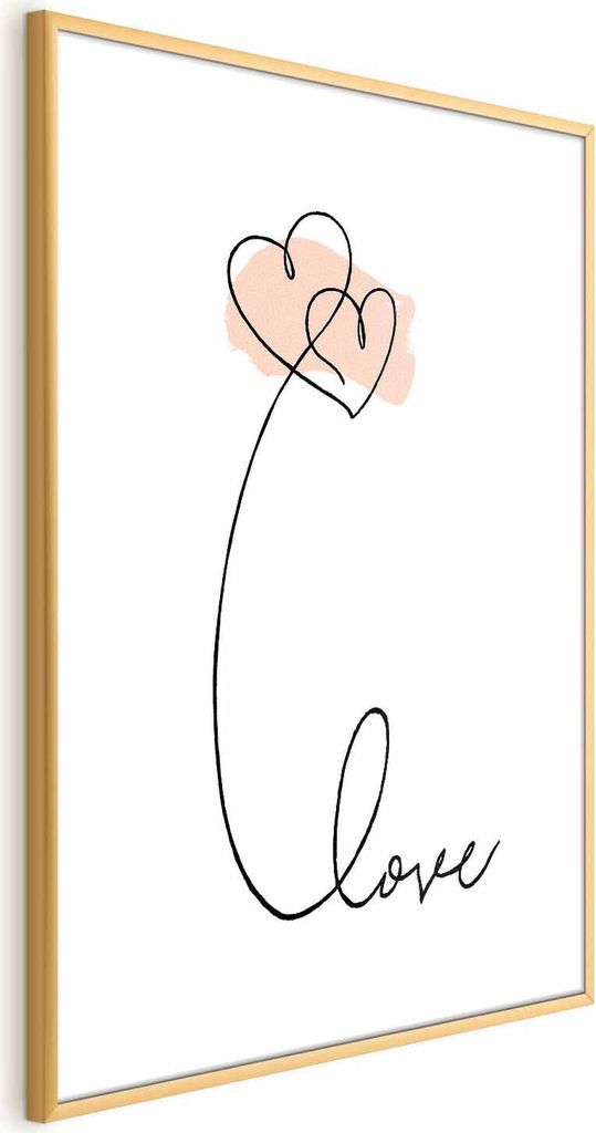 Posterpapier Poster - Connected in the Clouds 40x60 cm Text m-A-0926-ao-a