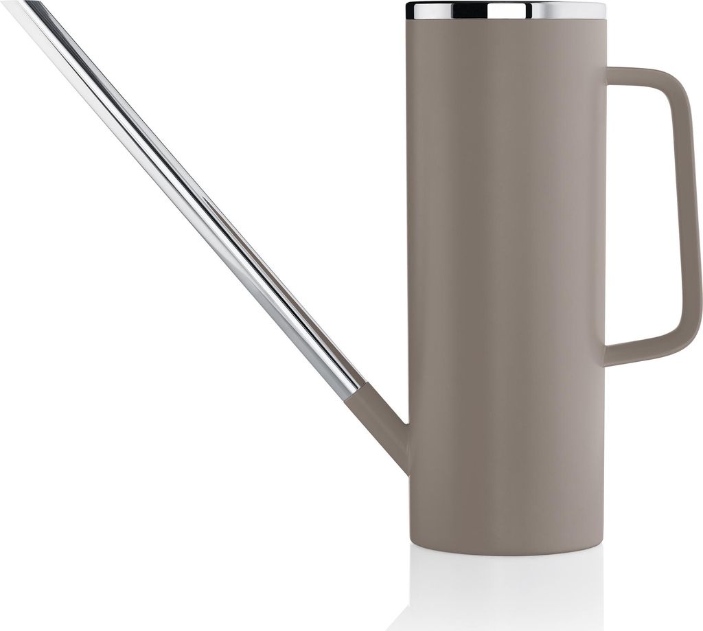 Blomus Gießkanne LIMBO Kunststoff taupe mit Edelstahl kombiniert 1,5 L Inhalt