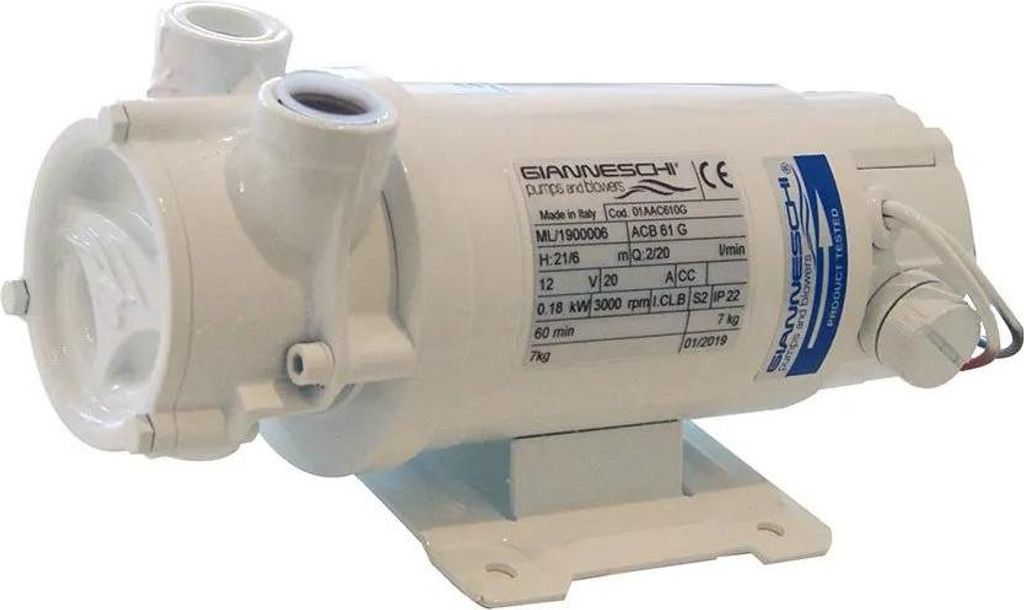 Gianneschi Acb Elektrische Pumpe 24v Durchsichtig Durchsichtig One Size