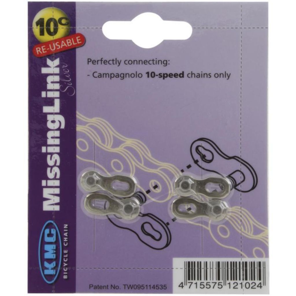 KMC Missinglink 1/2x11/128" 10NR EPT 2 pezzi, per catene a Immagine del prodotto 