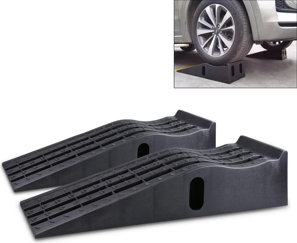Auto Auffahrrampe AR1 Rampe 155mm PKW Auffahrkeil Transporter 2000kg