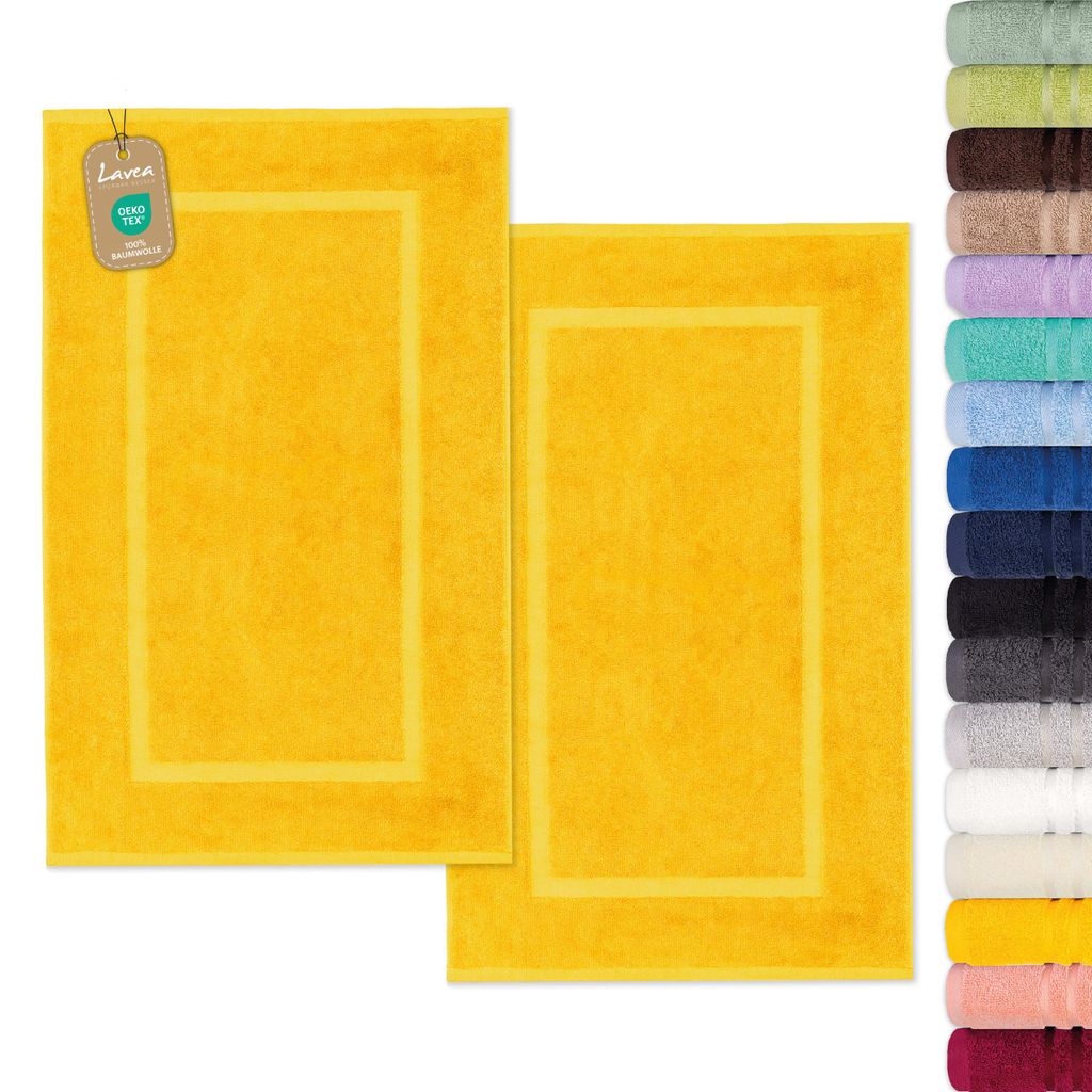 Zestaw 2 sztuk mat do łazienki Lavea®, 50x80 cm, dywanik Zdjęcie produktu 