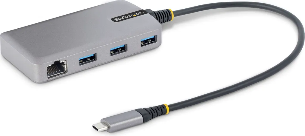 Adaptateur Hub USB Type-C avec 3 Ports USB 3.0 et Port Réseau GbE