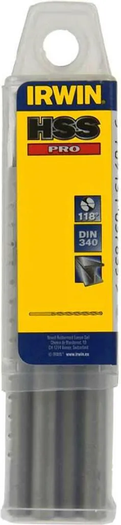 Punta Irwin HSS Pro 9.0mm DIN 340 - Alta Precisione Serie Lunga