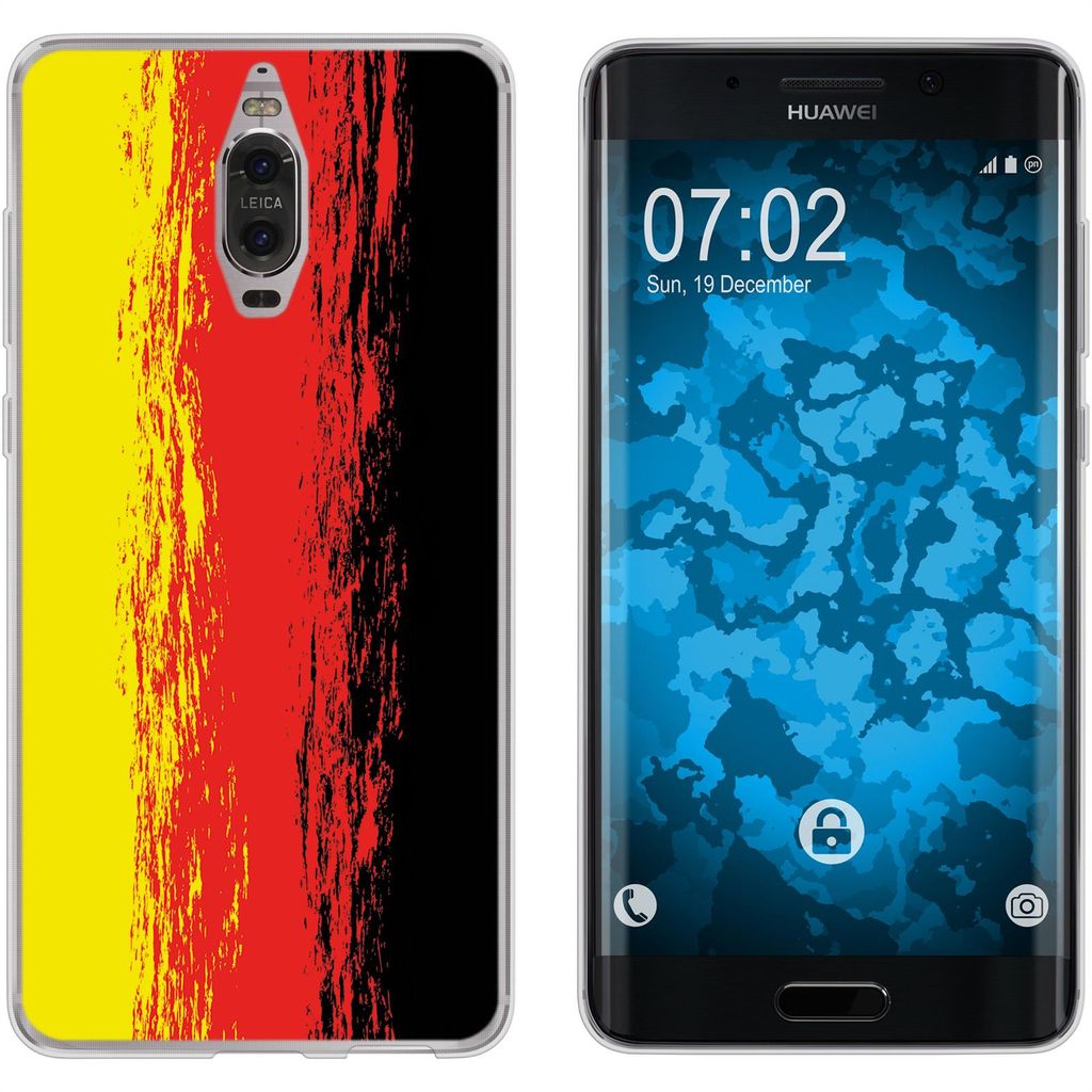 PhoneNatic Case kompatibel mit Huawei Mate 9 Pro Silikon-Hülle WM Deutschland M6