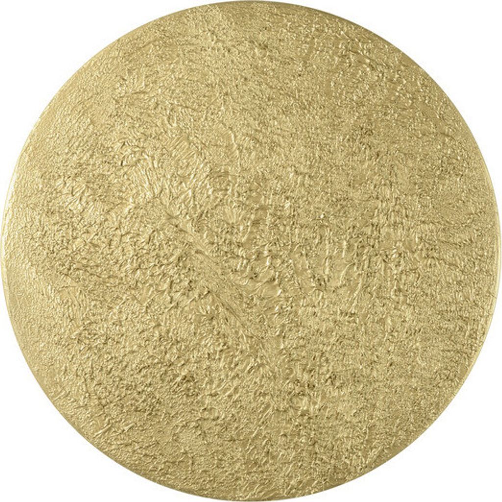 SLV MANA 40 Leuchtenschirm, rund, moon structure, H: 2.2 cm, gold 1008205