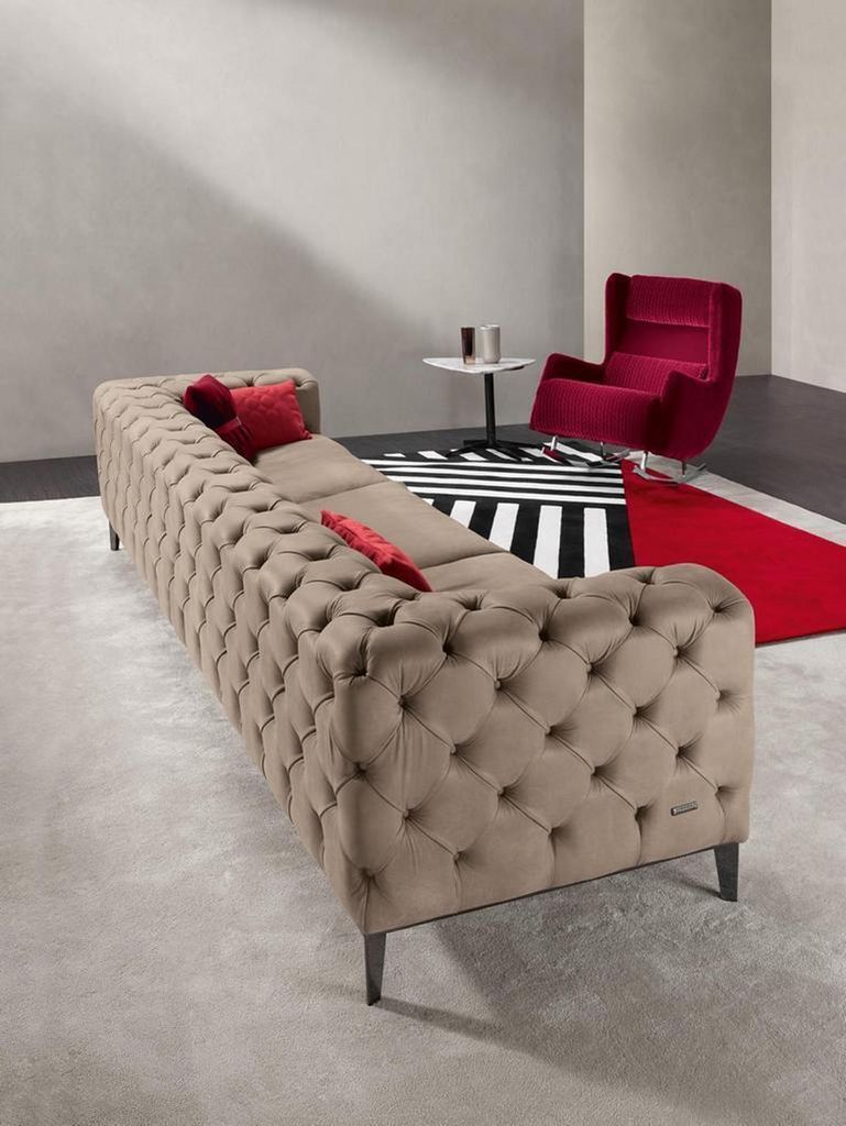 Sofa 4 Sitzer Ledersofas Luxus Designer Couch Neu Sofa Luxus Chesterfield Neu